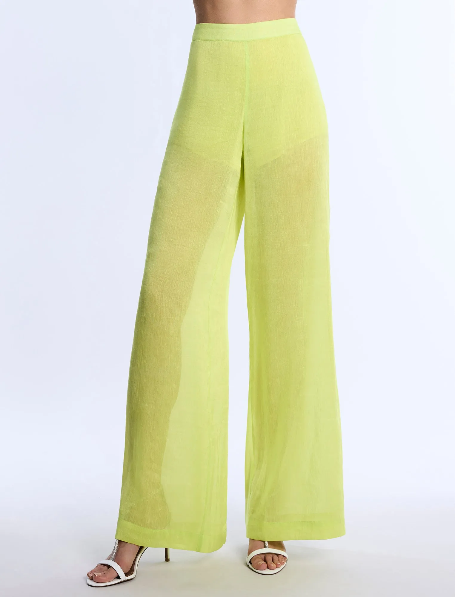 Airy Sheer Textured Pant