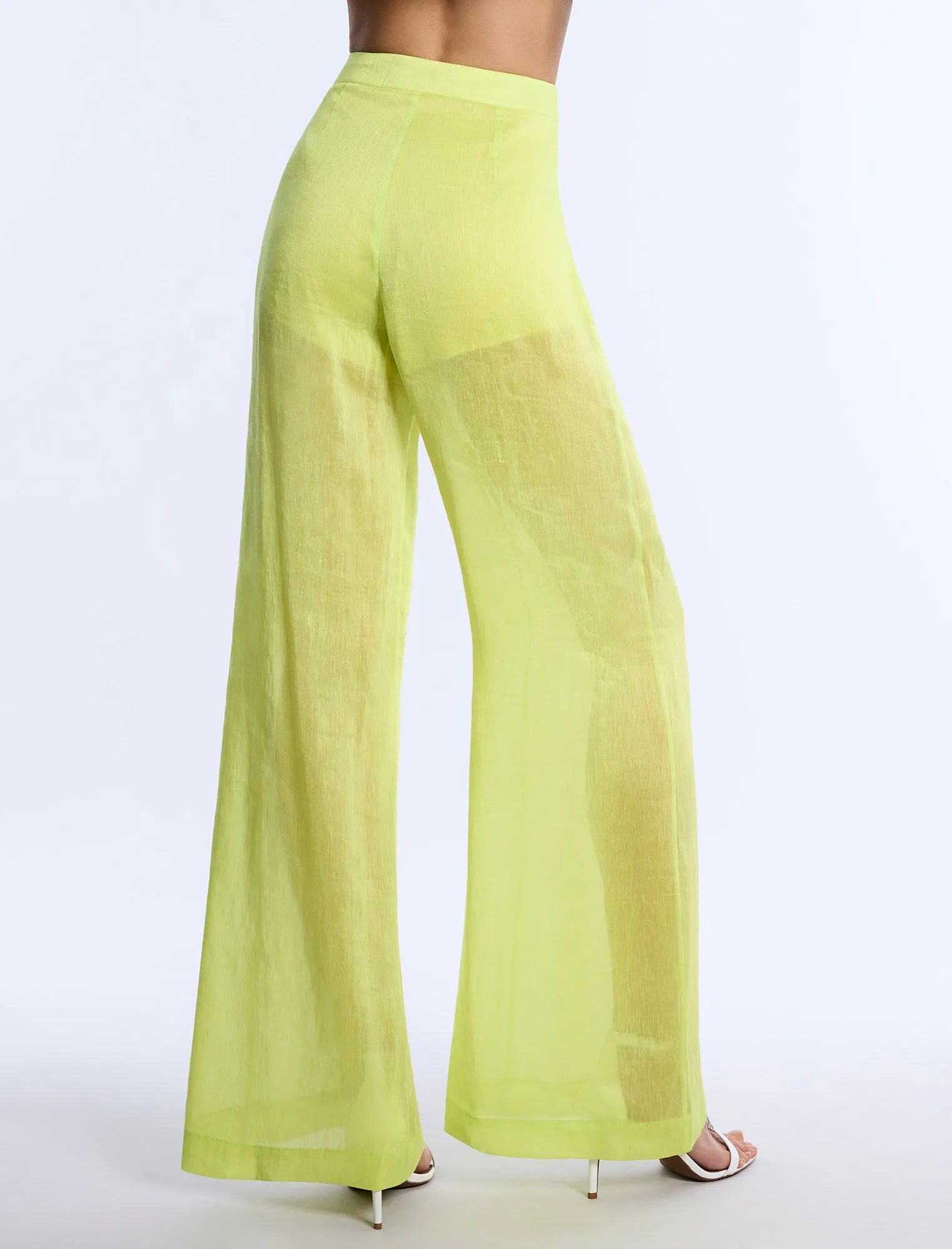 Airy Sheer Textured Pant