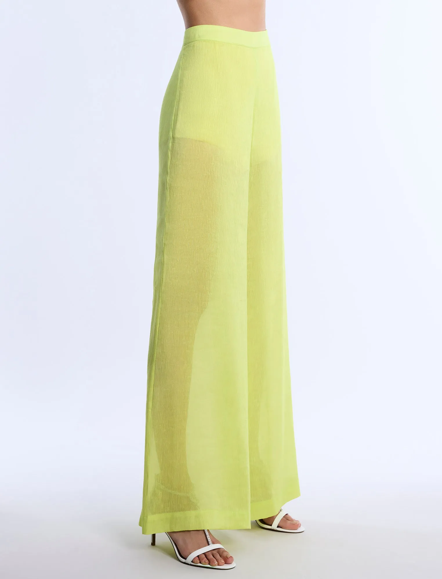 Airy Sheer Textured Pant