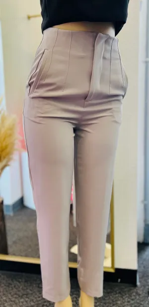 Bianca Grey Skinny Trousers