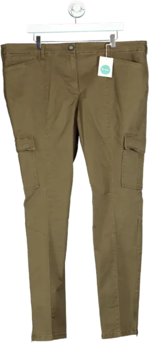 Boden Brown SLim Cargo Trousers UK 20 Long