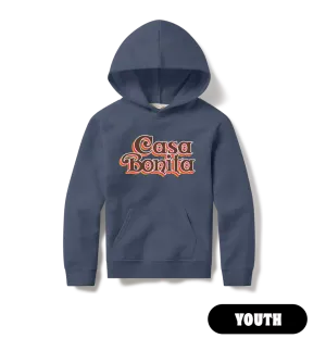 Casa Bonita Youth Navy Retro Logo Hoodie