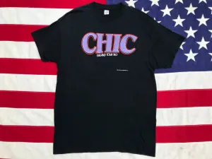 CHIC  “ Grand Tour ‘80 “ Original Vintage Rock T-Shirt by Hanes Made in USA