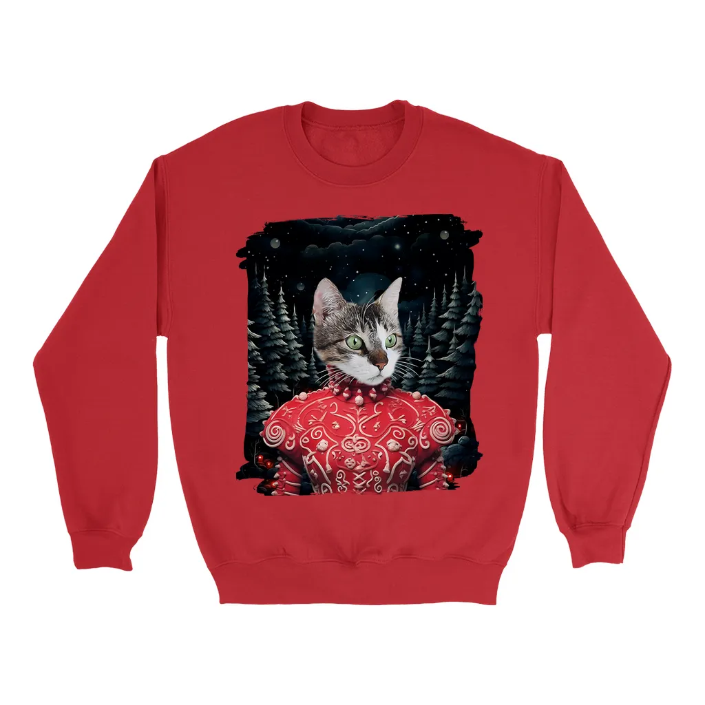 CHRISTMAS CRACKER 6 - Custom Pet Portrait Epic Sweatshirt