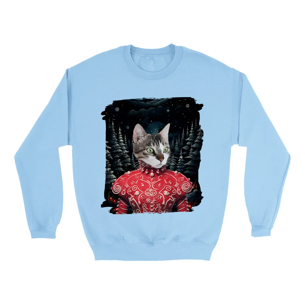 CHRISTMAS CRACKER 6 - Custom Pet Portrait Epic Sweatshirt