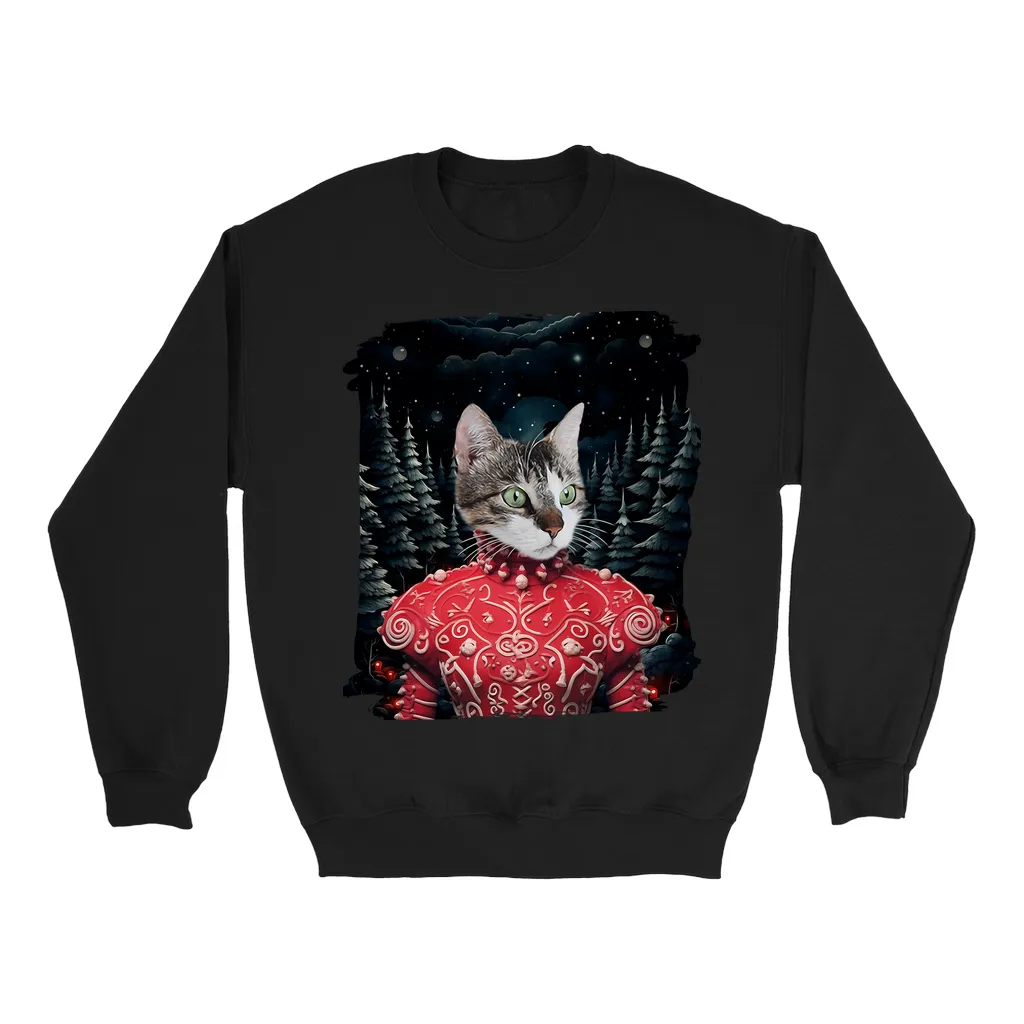 CHRISTMAS CRACKER 6 - Custom Pet Portrait Epic Sweatshirt