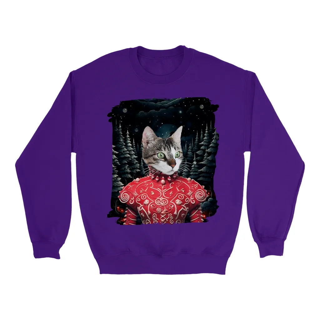 CHRISTMAS CRACKER 6 - Custom Pet Portrait Epic Sweatshirt