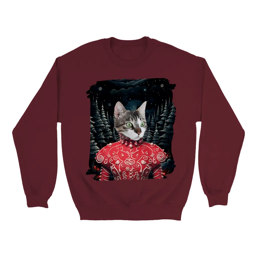 CHRISTMAS CRACKER 6 - Custom Pet Portrait Epic Sweatshirt