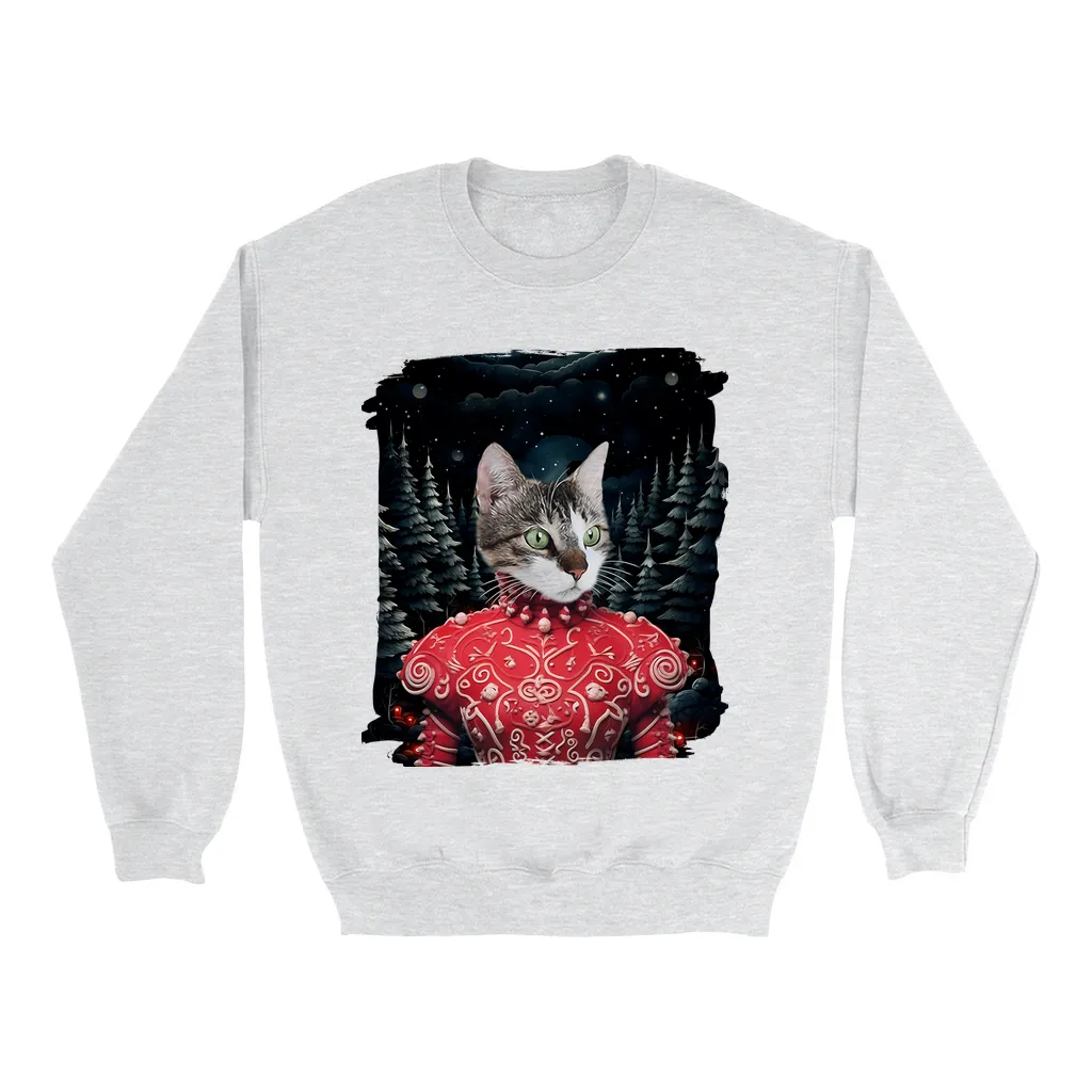 CHRISTMAS CRACKER 6 - Custom Pet Portrait Epic Sweatshirt