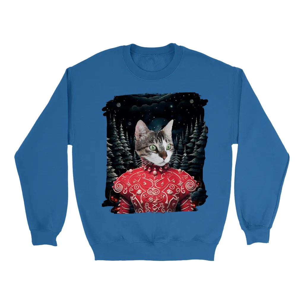 CHRISTMAS CRACKER 6 - Custom Pet Portrait Epic Sweatshirt