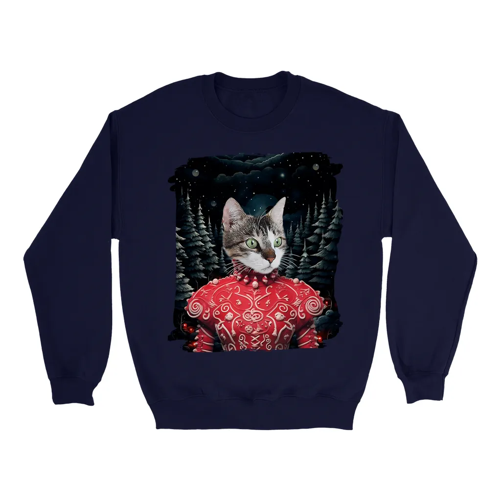 CHRISTMAS CRACKER 6 - Custom Pet Portrait Epic Sweatshirt