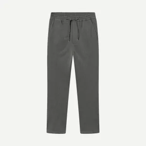 Como Tapered Drawstring Pants - Grey Melange