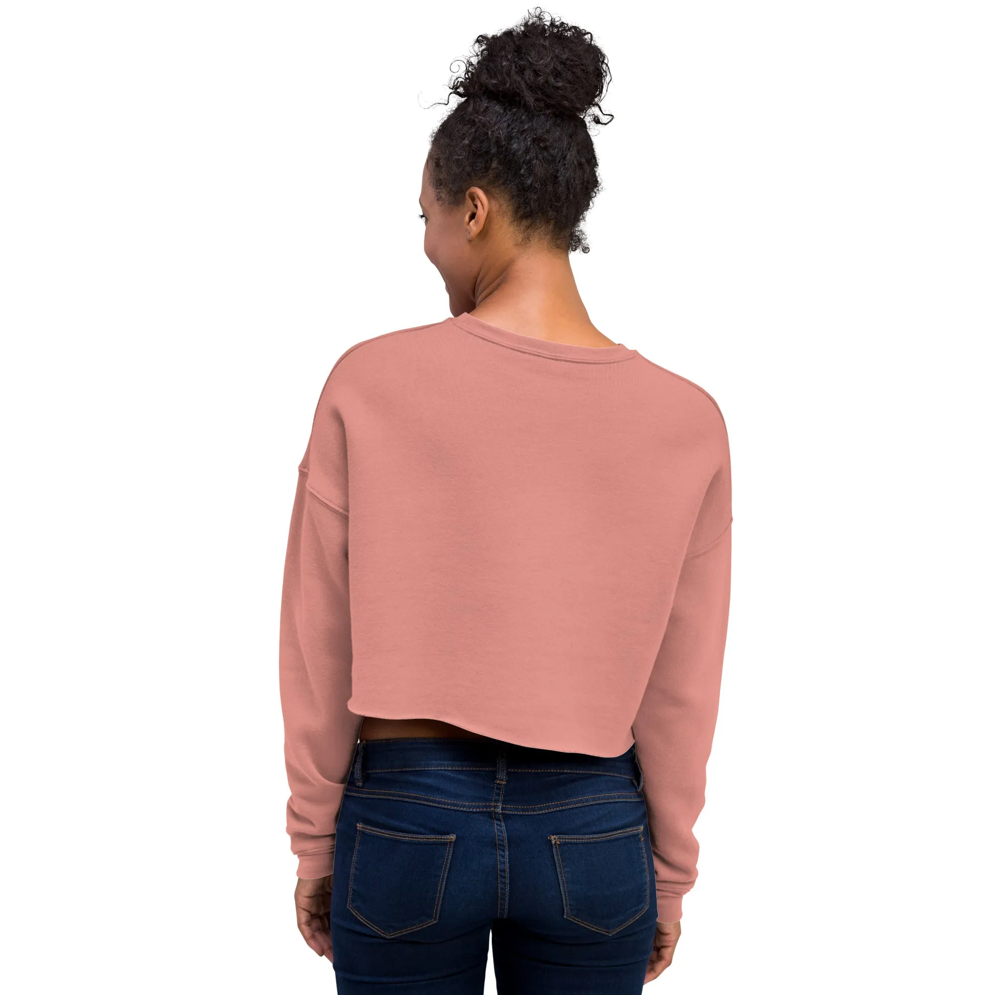 Crop Sweatshirt Womens (Never Stop Being You - Inspiration 0012)