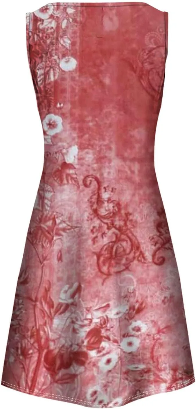 Dresses for Women 2024 Stylish Printed Skinny Dress Women Spring Dresses 2024 Tshirt Dress Midi Summer Dresses for
