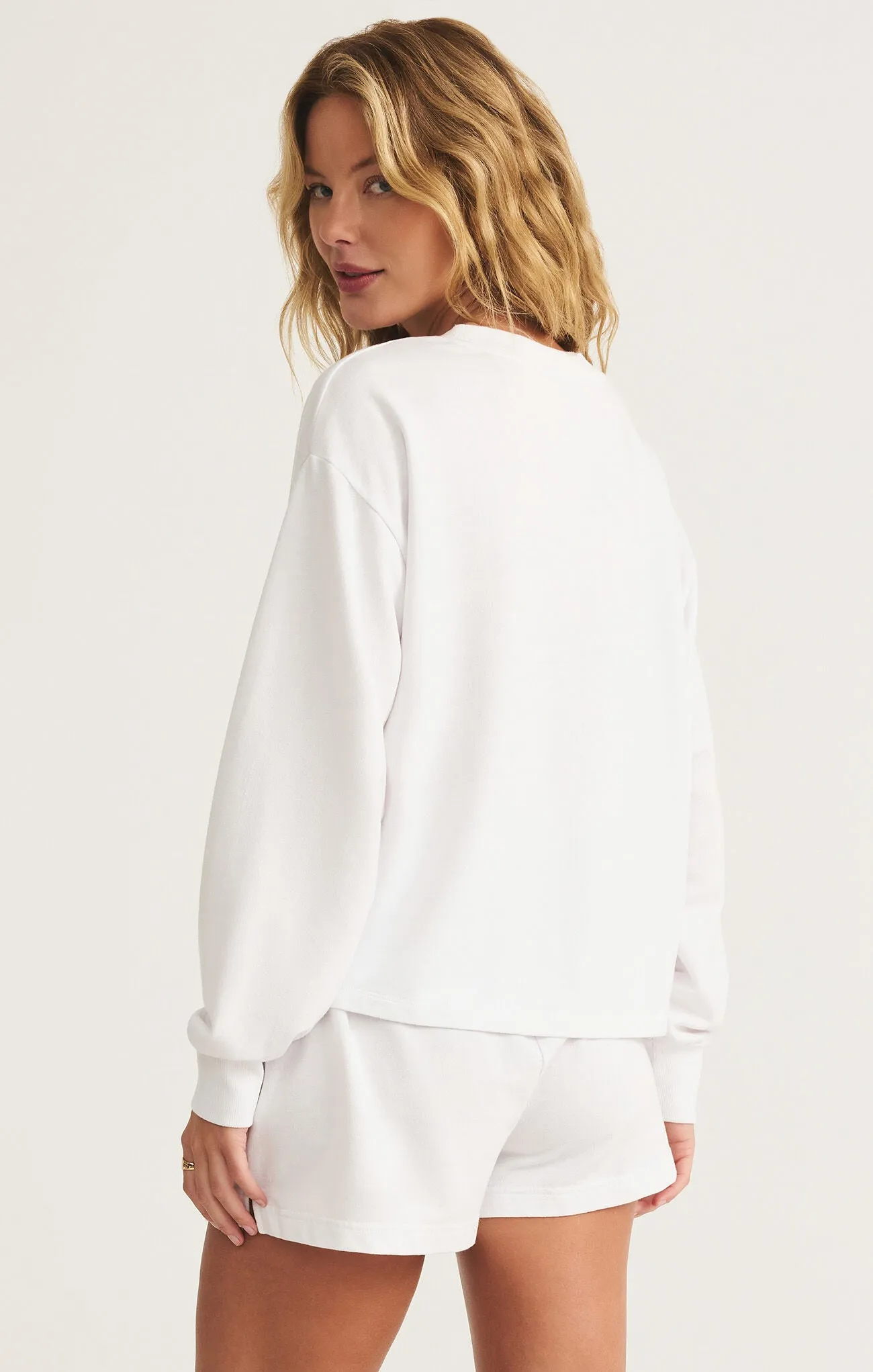 Ellis Sweatshirt-White