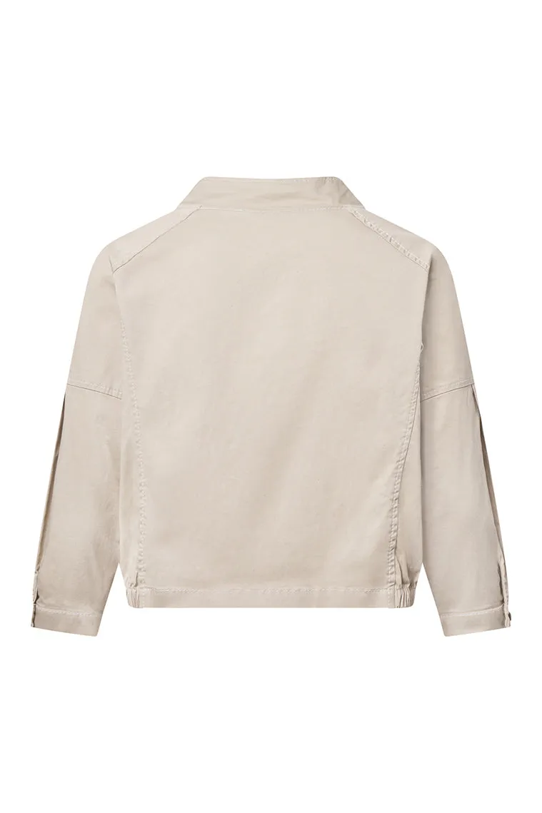 Elsewhere Sand Twill Biker Jacket