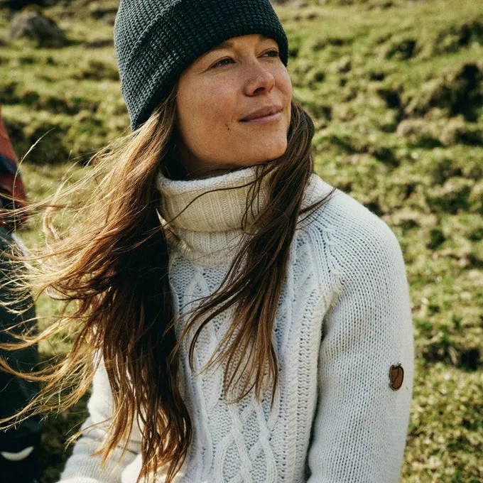 Fjallraven Women's Ovik Cable Knit Roller Neck