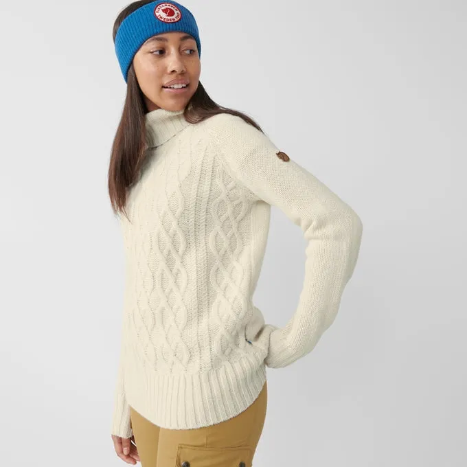 Fjallraven Women's Ovik Cable Knit Roller Neck