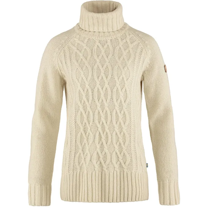 Fjallraven Women's Ovik Cable Knit Roller Neck