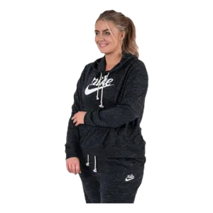 Gym Vintage Hoodie Plus Black