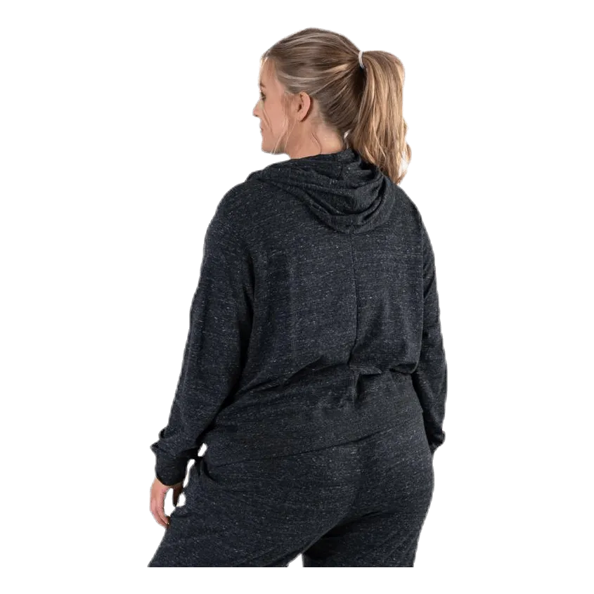 Gym Vintage Hoodie Plus Black