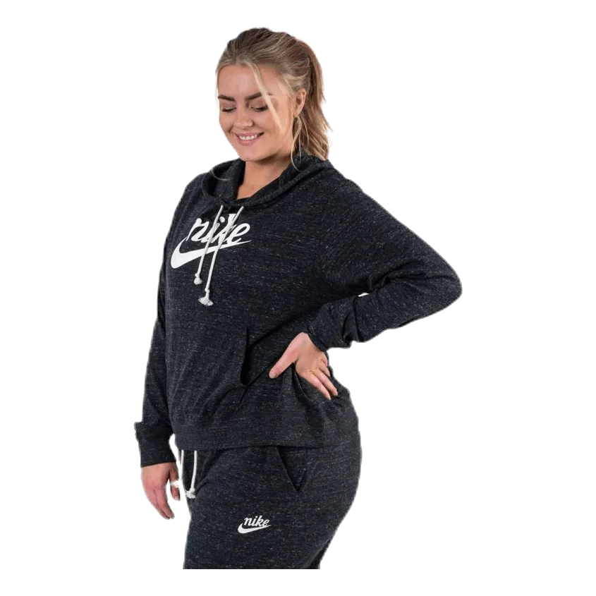 Gym Vintage Hoodie Plus Black