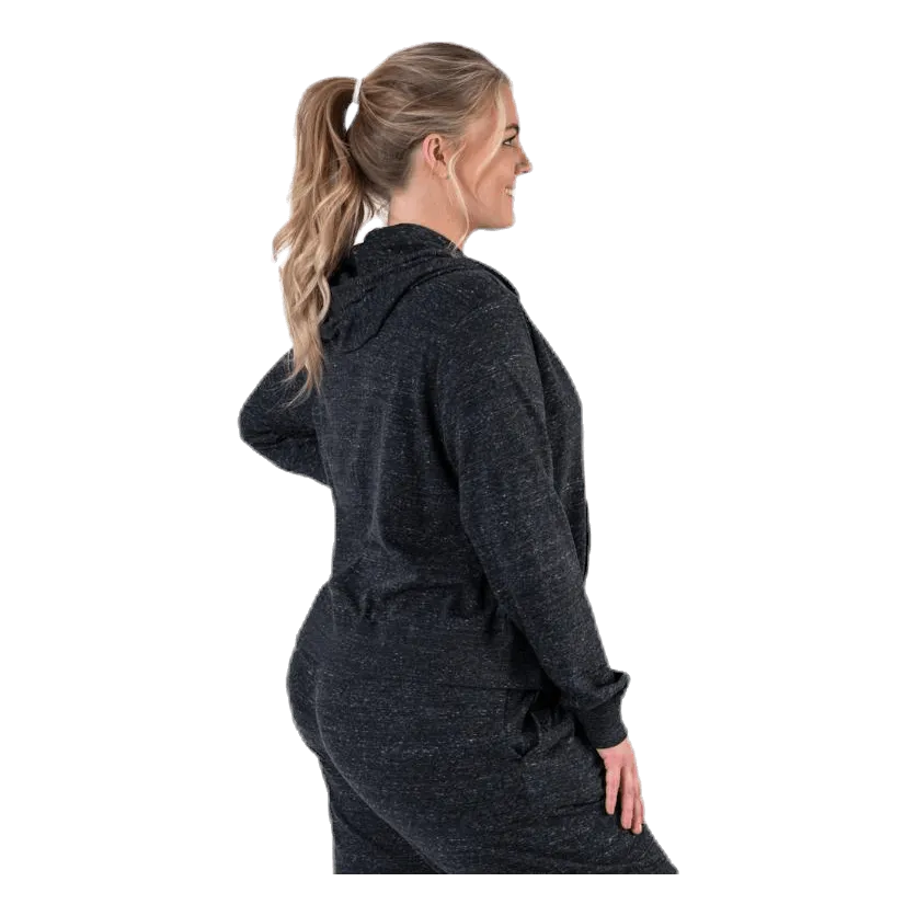 Gym Vintage Hoodie Plus Black