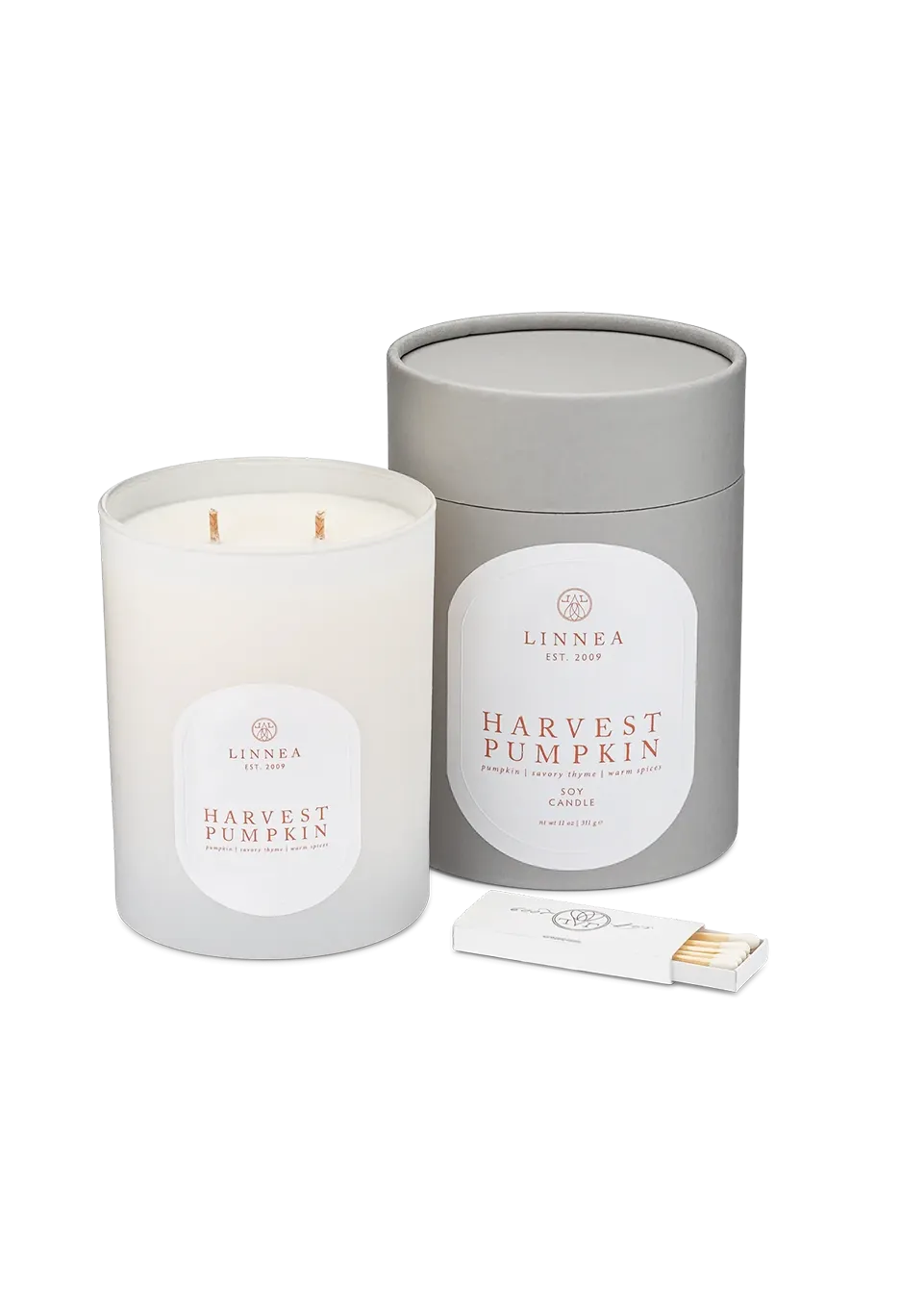 Harvest Pumpkin 2-Wick