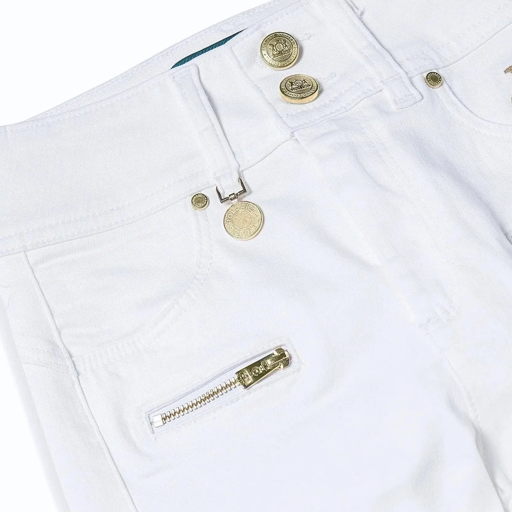 Holland Cooper Biker Jean Optic White