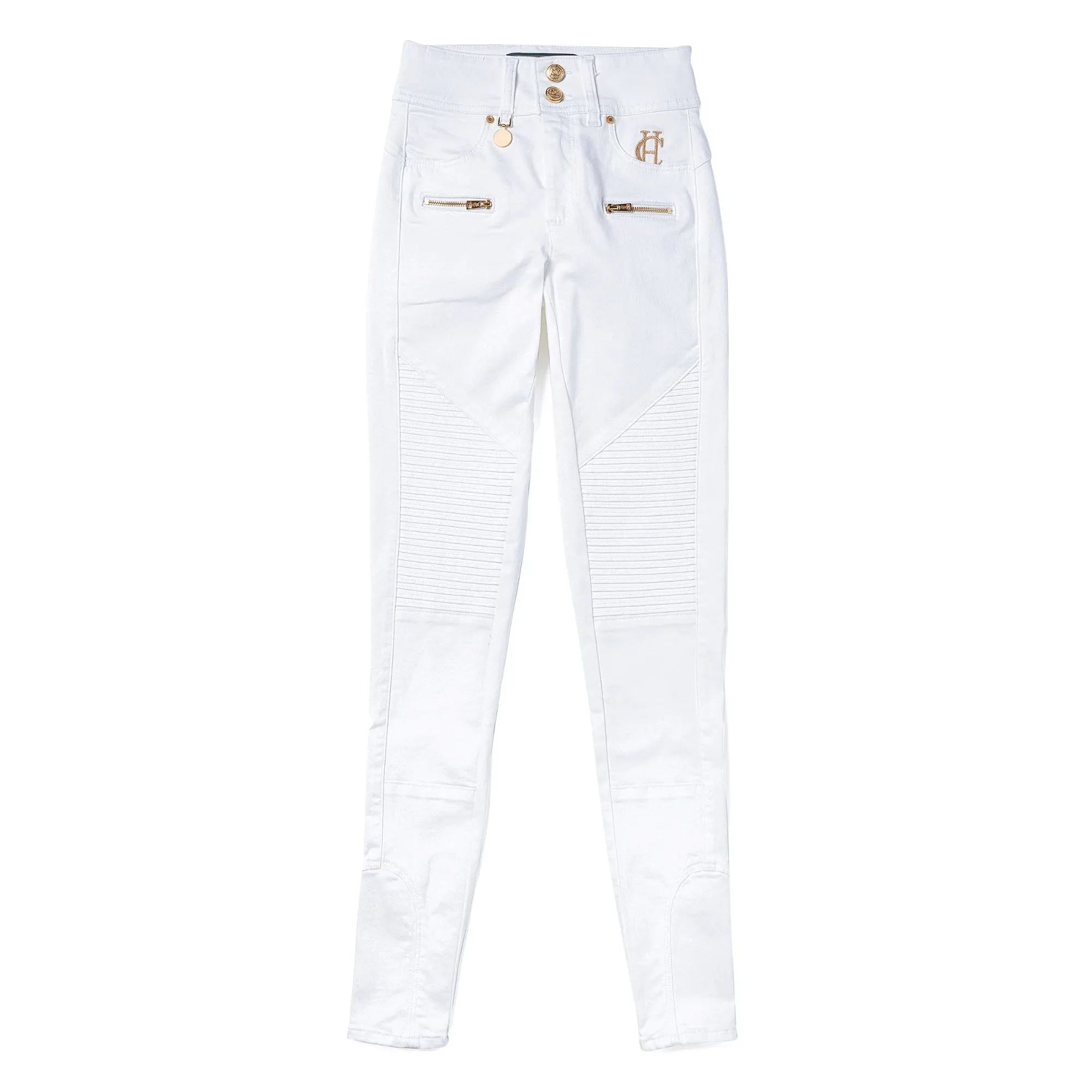 Holland Cooper Biker Jean Optic White