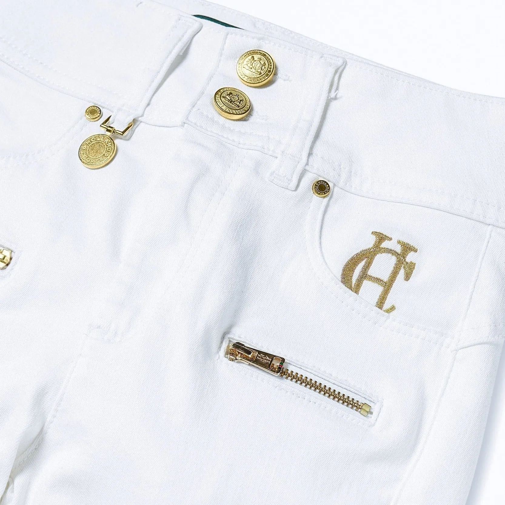 Holland Cooper Biker Jean Optic White
