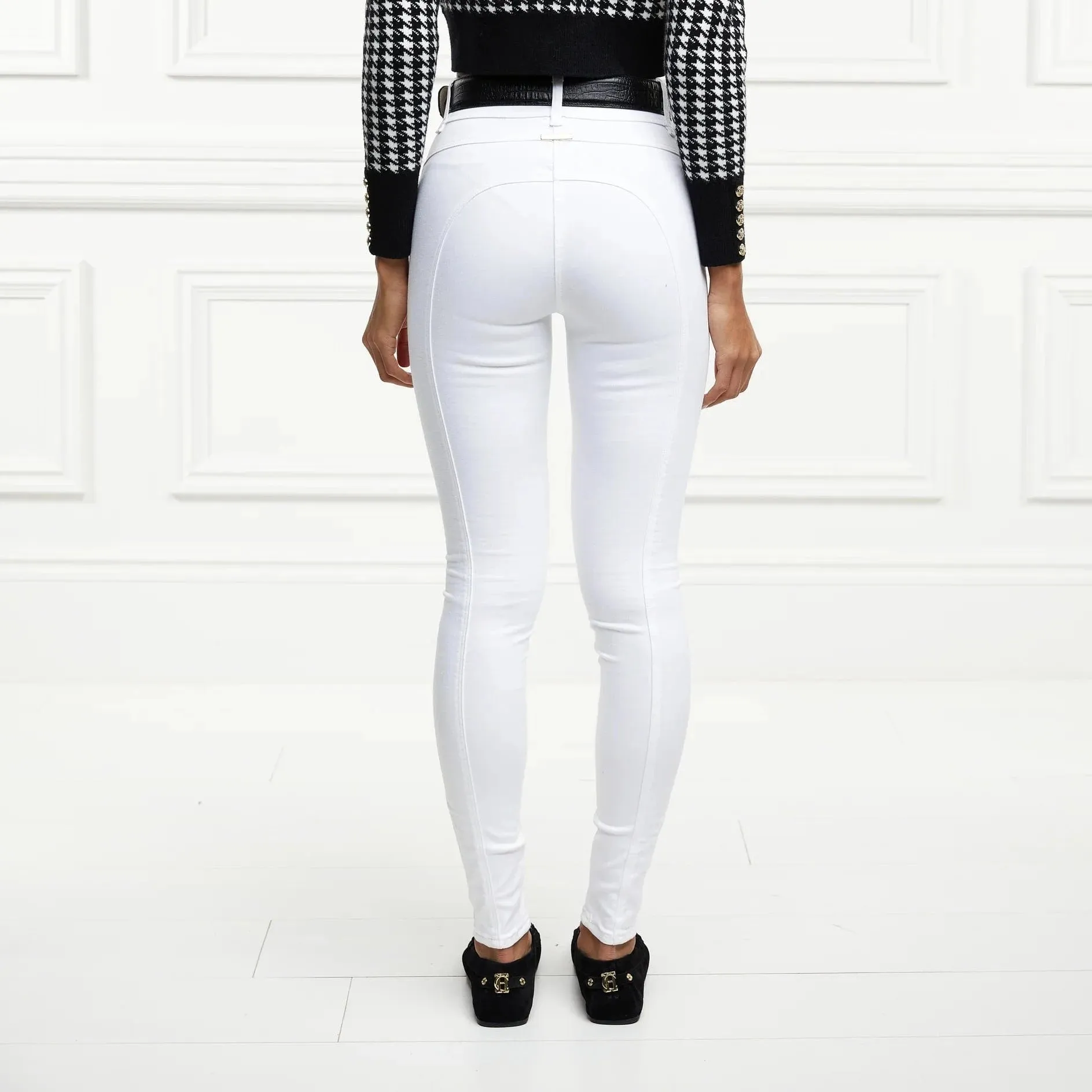 Holland Cooper Biker Jean Optic White