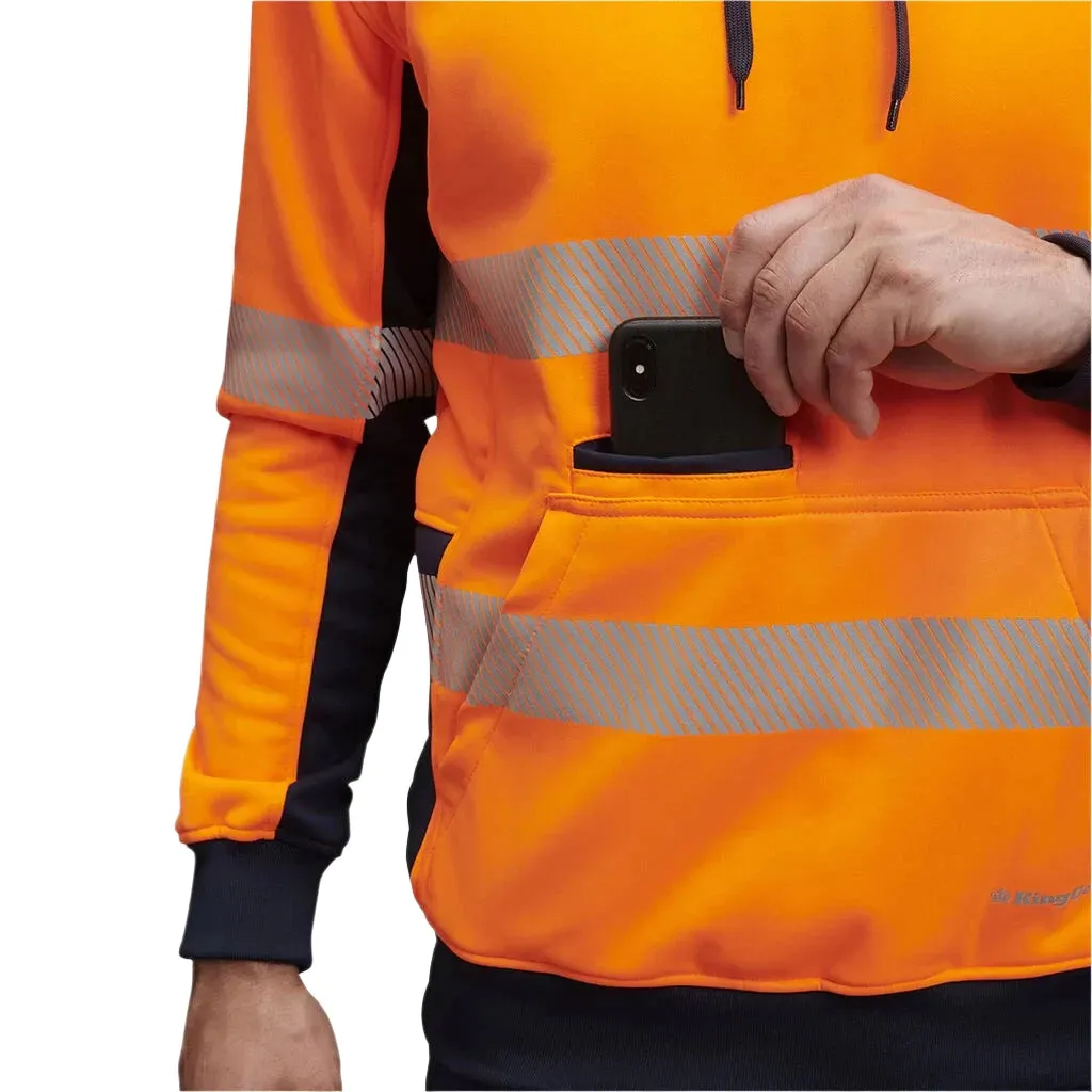 KingGee Hi-Vis Reflective Pullover Hoodie (K55054)