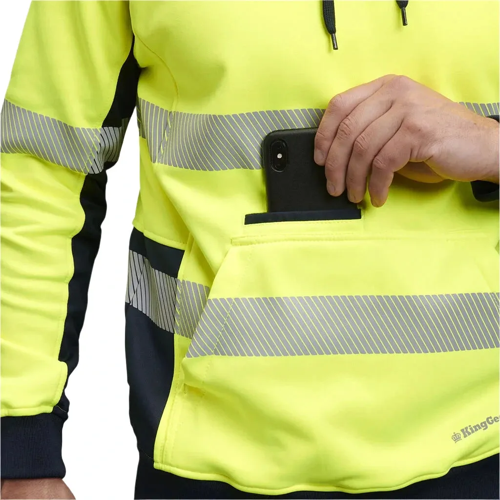 KingGee Hi-Vis Reflective Pullover Hoodie (K55054)