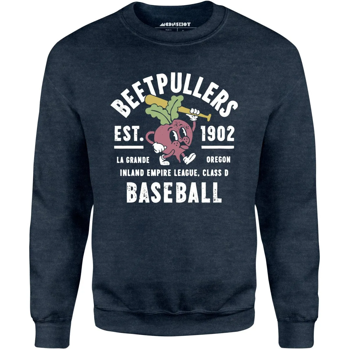 La Grande Beetpullers - Oregon - Vintage Defunct Baseball Teams - Unisex Sweatshirt