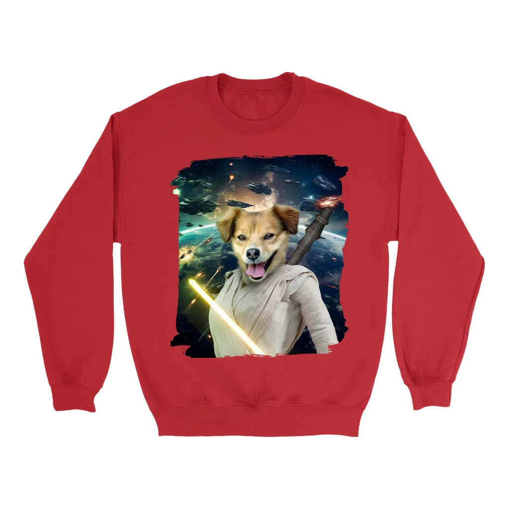 LIGHT REY IN SPACE - Custom Pet Portrait Epic Sweatshirt