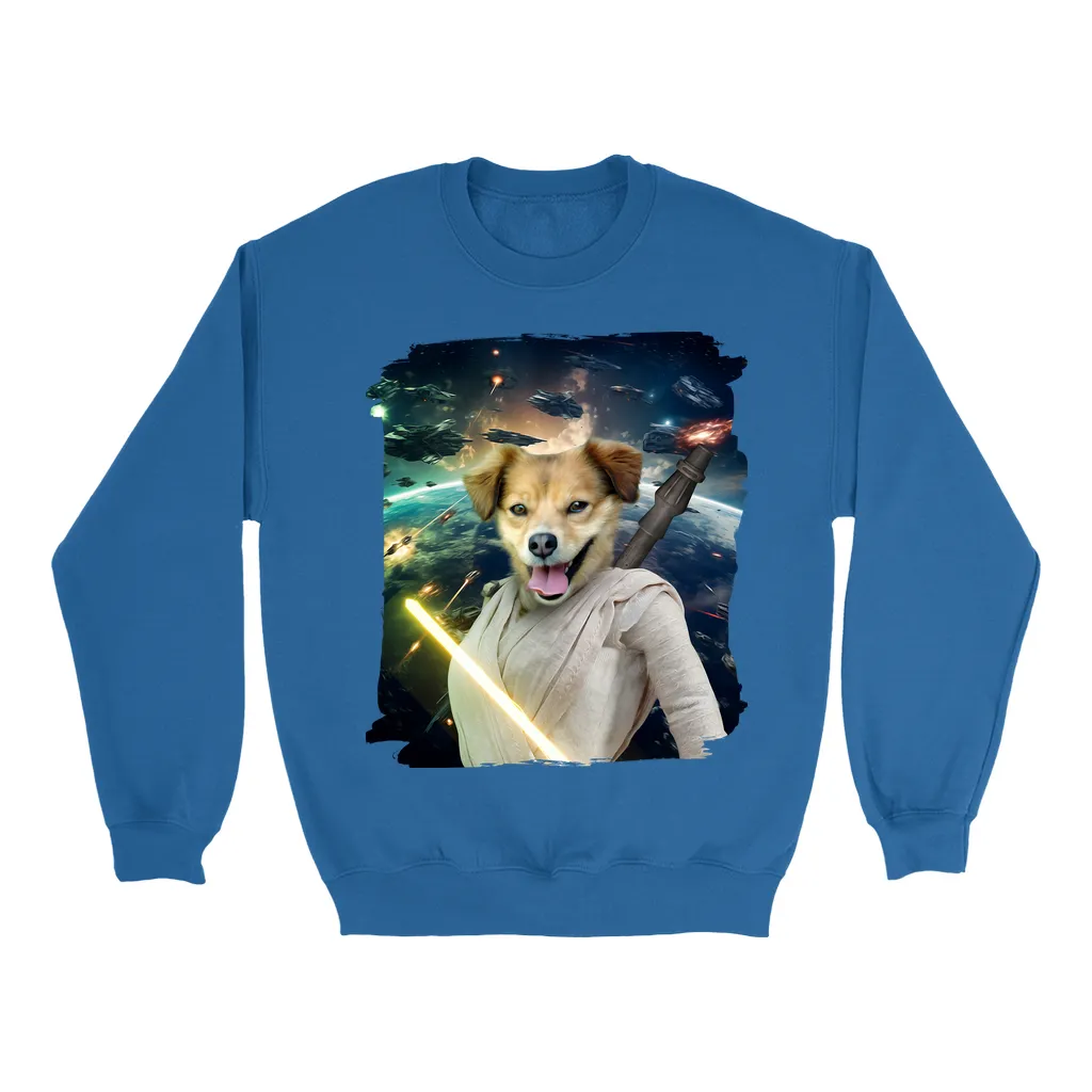 LIGHT REY IN SPACE - Custom Pet Portrait Epic Sweatshirt