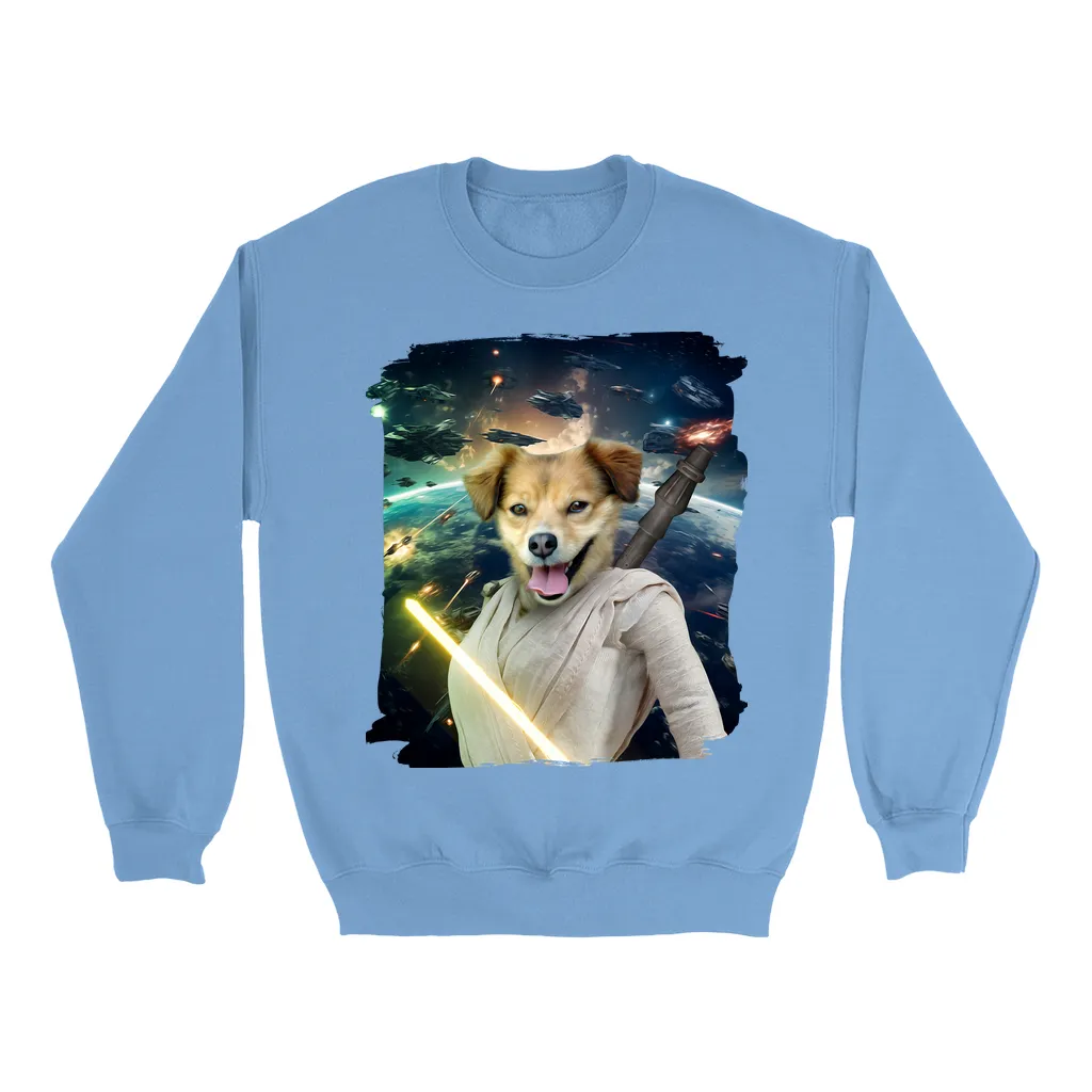 LIGHT REY IN SPACE - Custom Pet Portrait Epic Sweatshirt