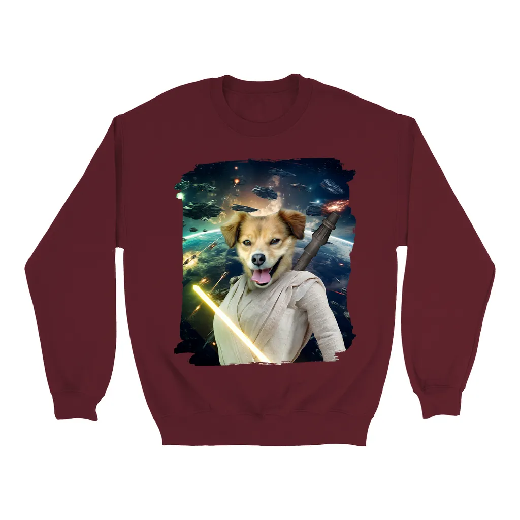 LIGHT REY IN SPACE - Custom Pet Portrait Epic Sweatshirt