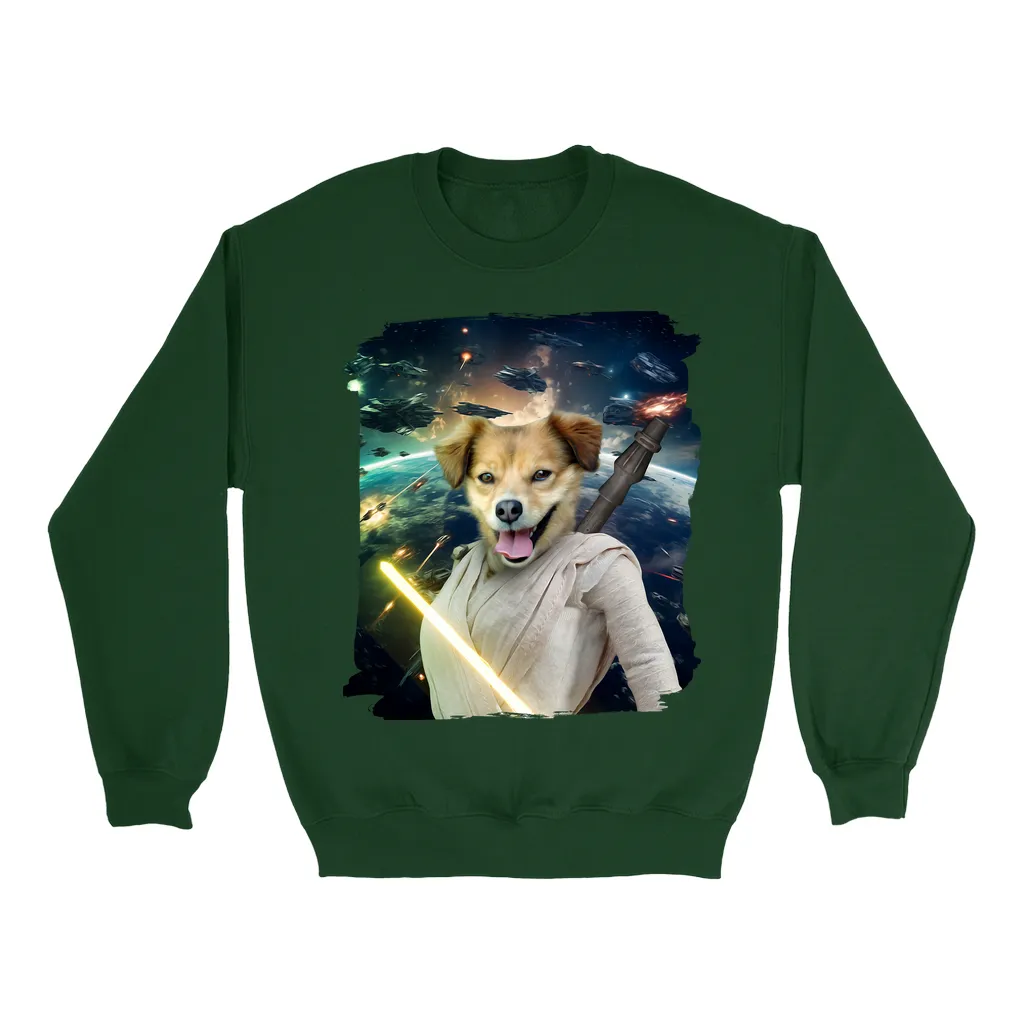 LIGHT REY IN SPACE - Custom Pet Portrait Epic Sweatshirt