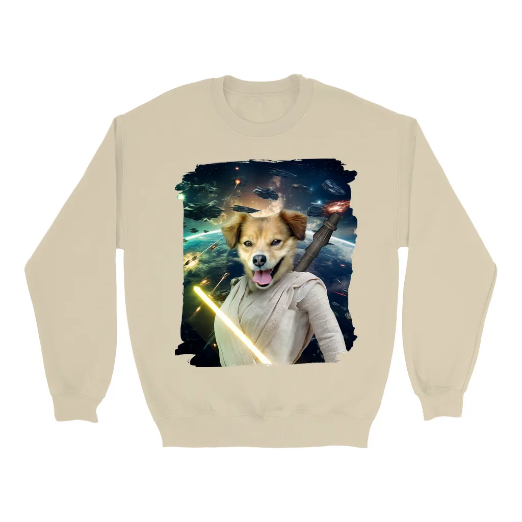 LIGHT REY IN SPACE - Custom Pet Portrait Epic Sweatshirt