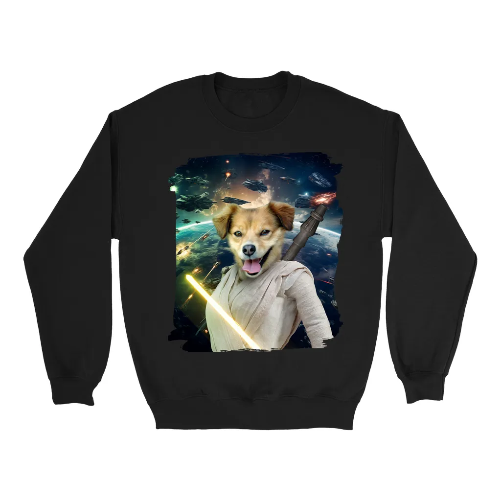 LIGHT REY IN SPACE - Custom Pet Portrait Epic Sweatshirt