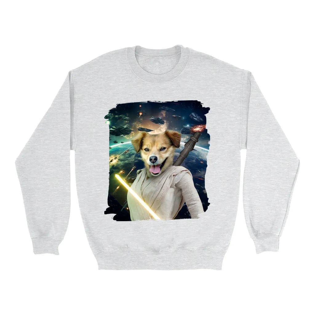 LIGHT REY IN SPACE - Custom Pet Portrait Epic Sweatshirt