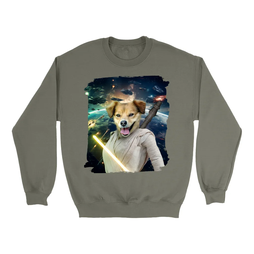 LIGHT REY IN SPACE - Custom Pet Portrait Epic Sweatshirt