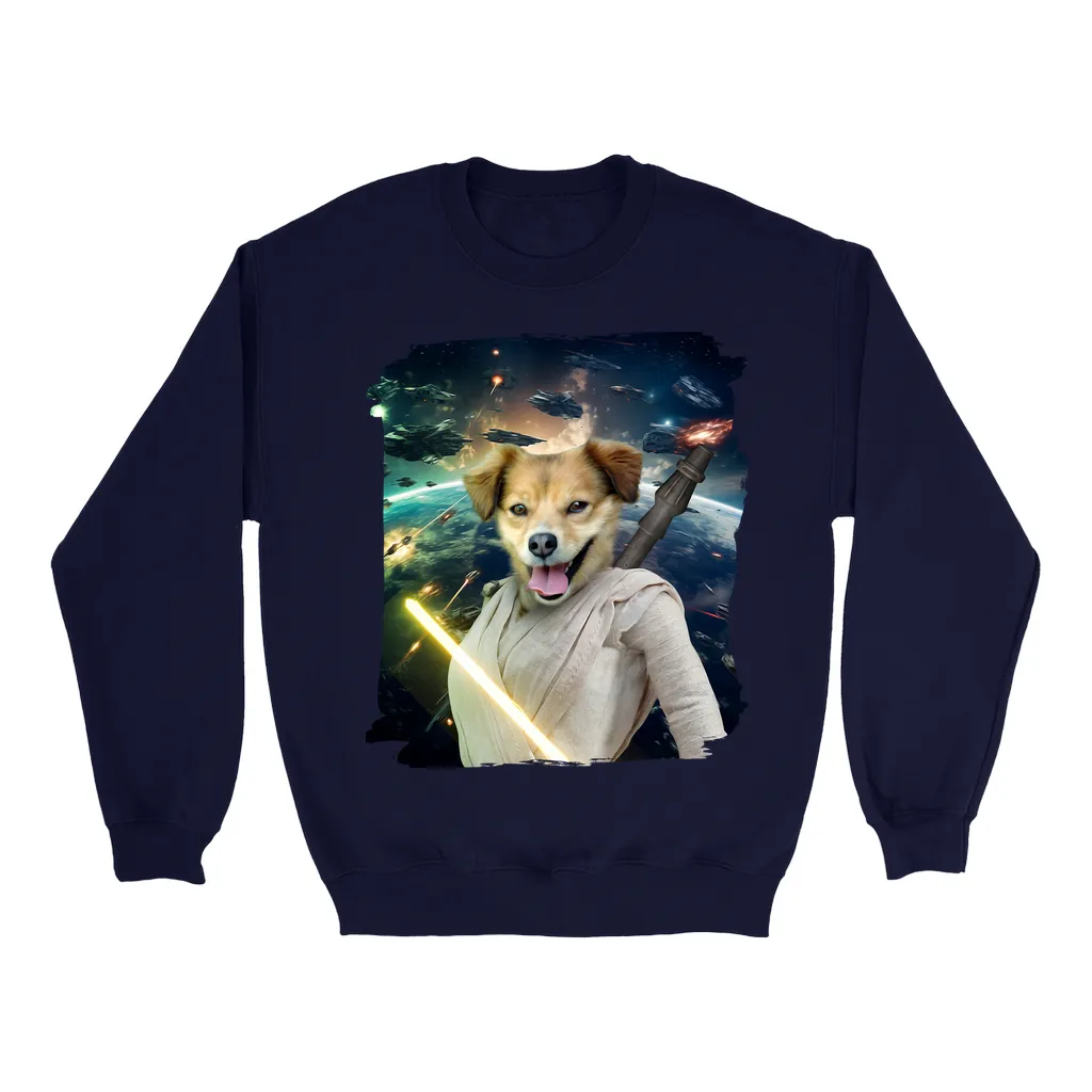 LIGHT REY IN SPACE - Custom Pet Portrait Epic Sweatshirt