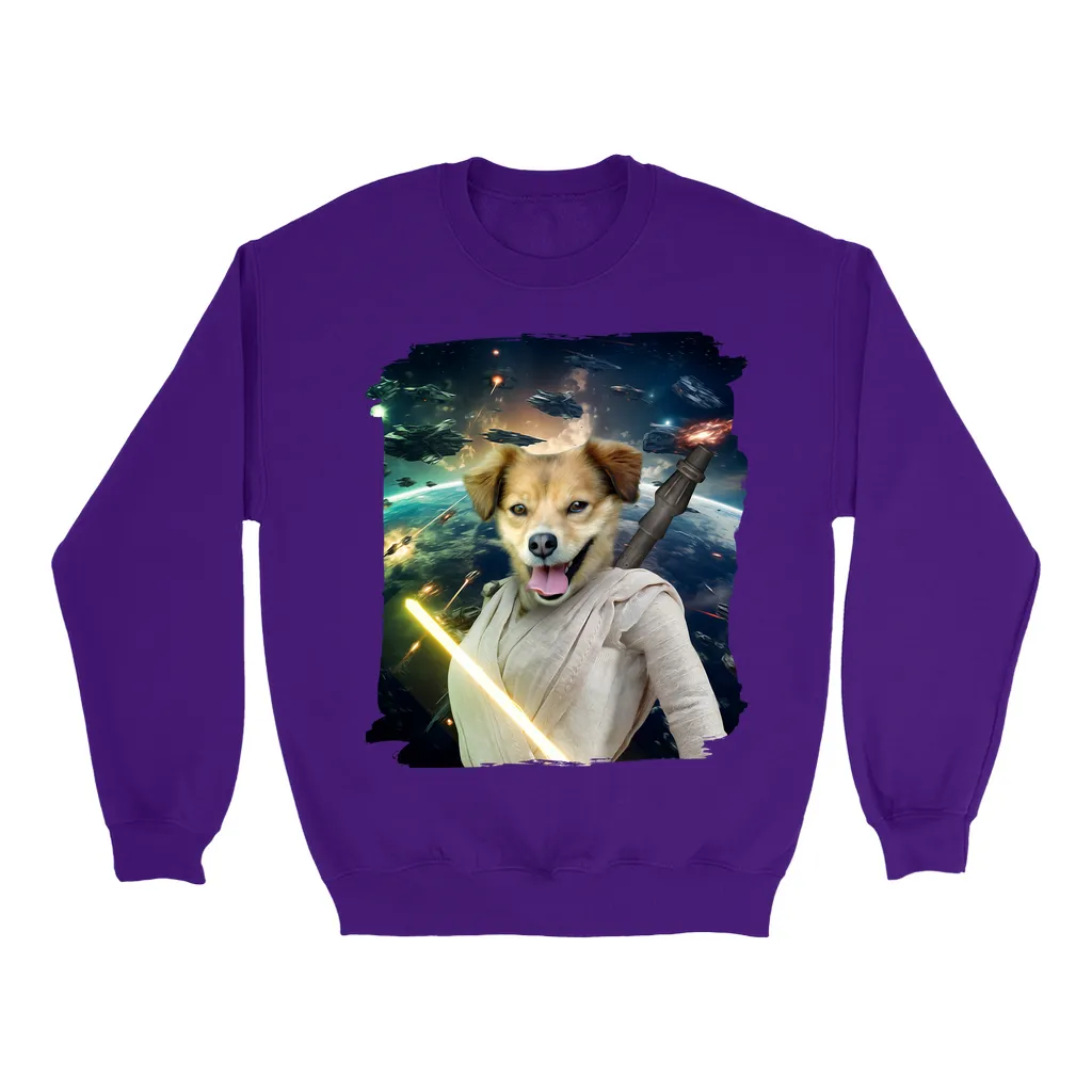 LIGHT REY IN SPACE - Custom Pet Portrait Epic Sweatshirt