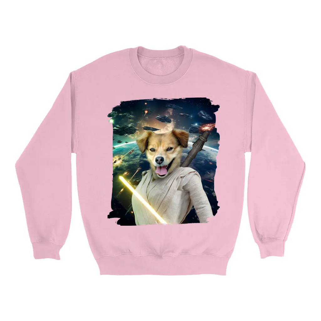 LIGHT REY IN SPACE - Custom Pet Portrait Epic Sweatshirt