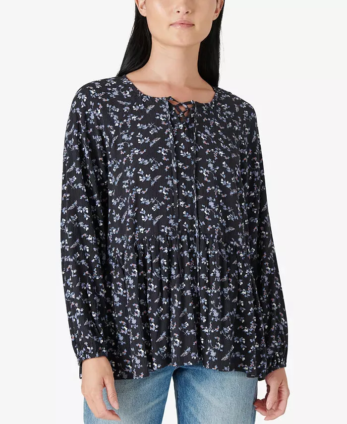 Lucky Brand Women’s Floral Printed Tunic, Size XS