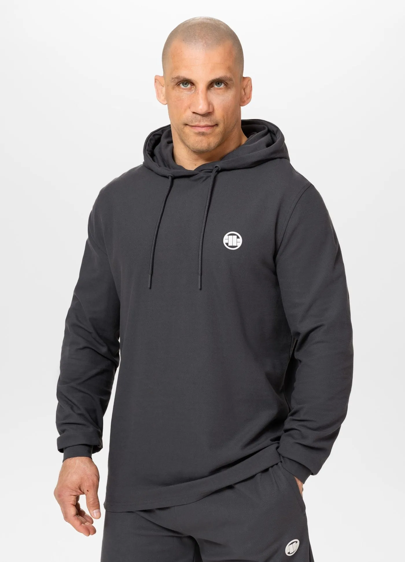 Men's Hoodie Pique Rockey - Graphite