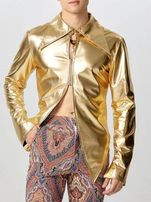 Mens Sparkling Slim-Fit Long-Sleeve Shirt SKUK85364